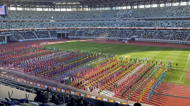 新国立競技場での入場行進