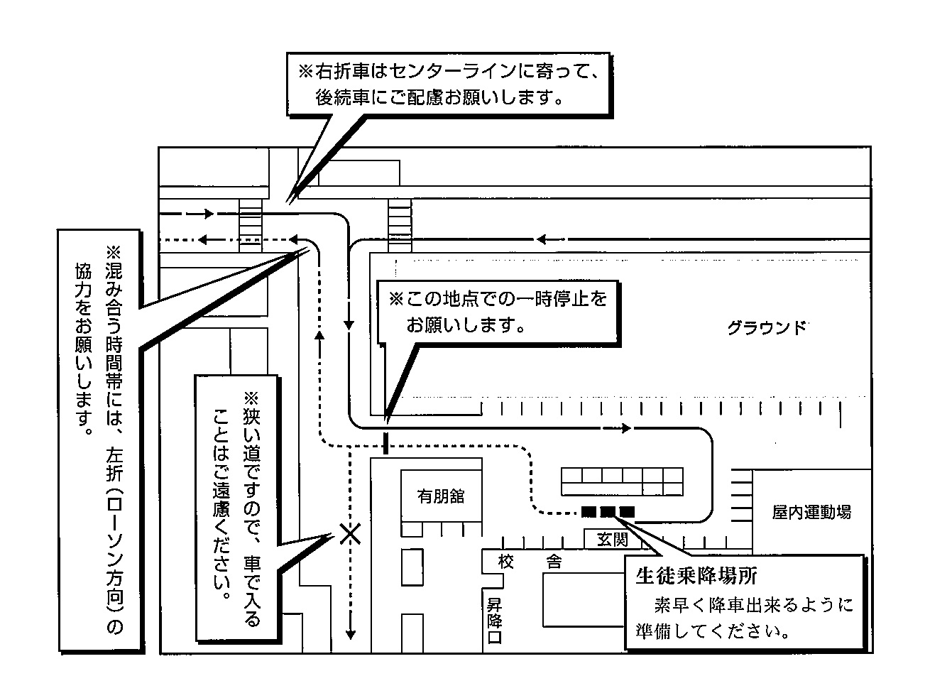 進行ルート図