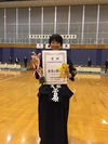 中国高校剣道新人大会（女子個人）優勝しました。